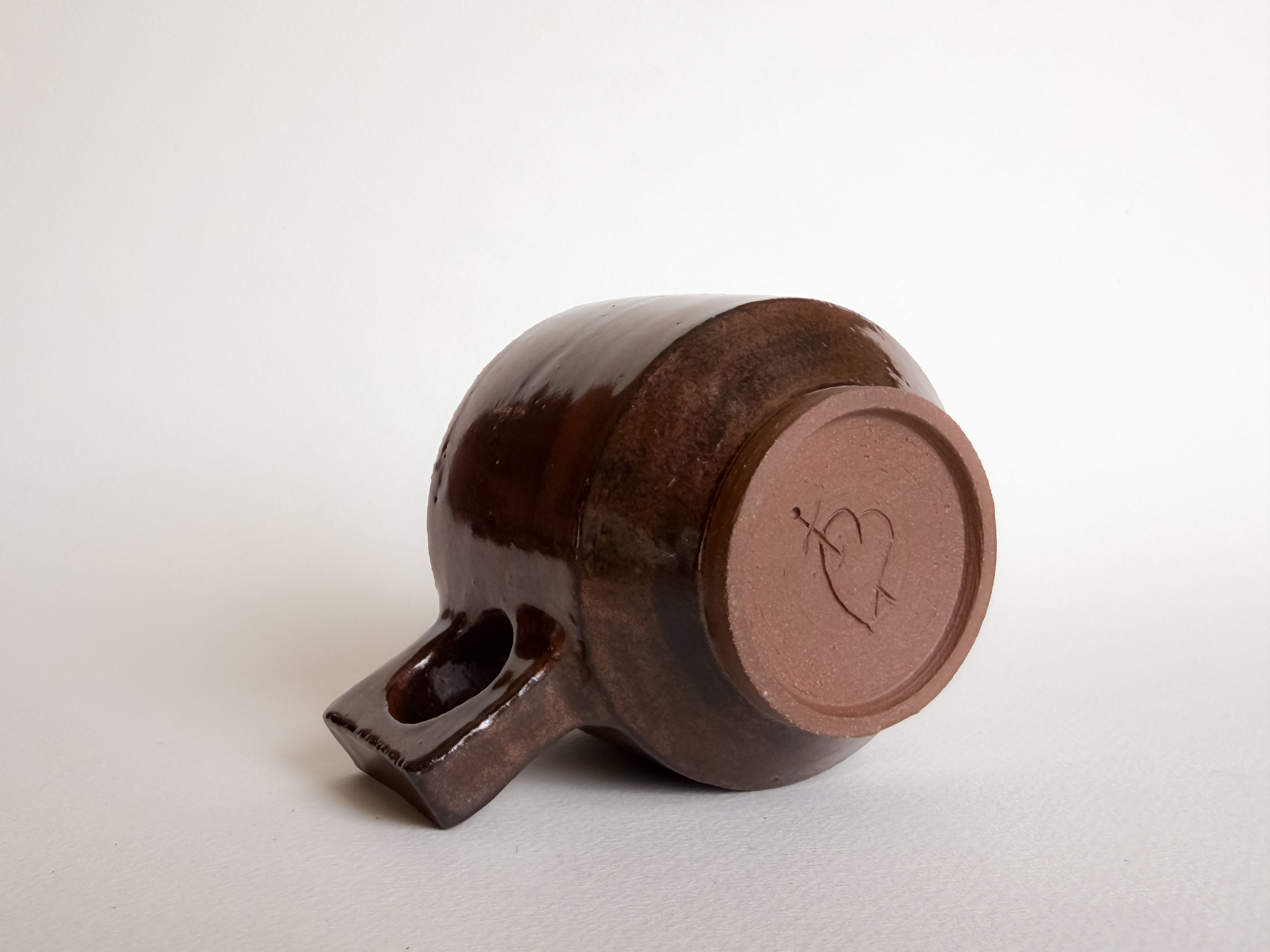 Teapot overhead view