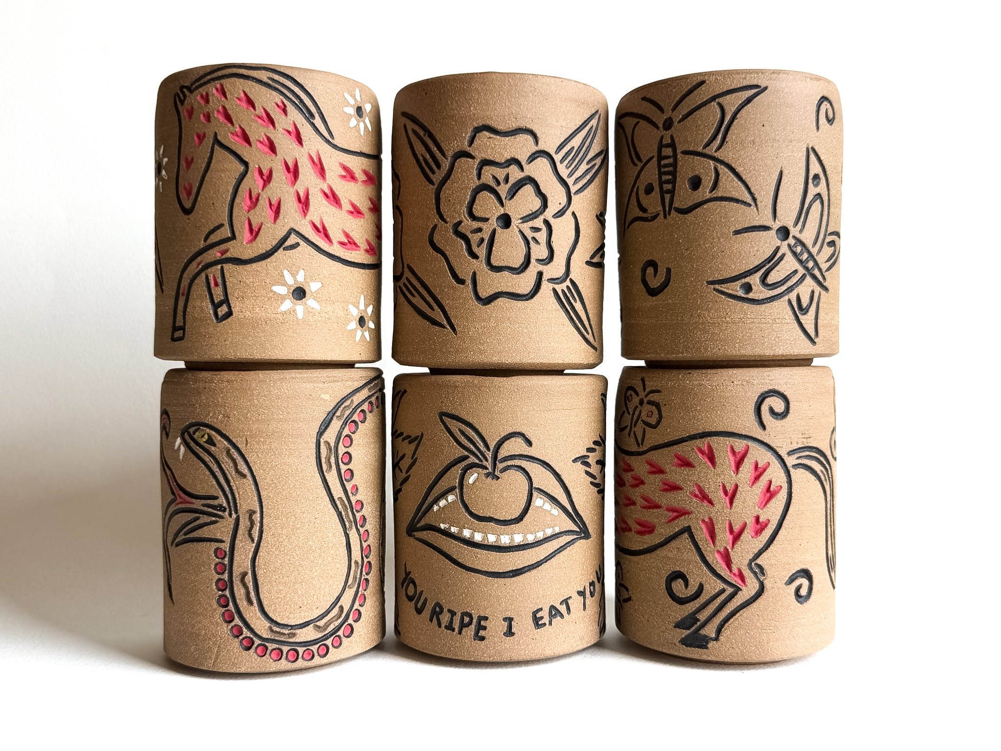 tattoo togo cups